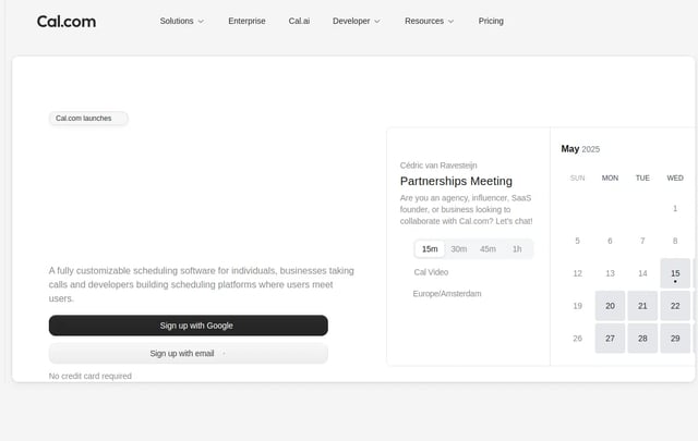 Cal.com design system preview