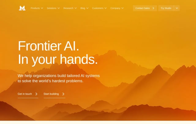 Mistral AI design system preview
