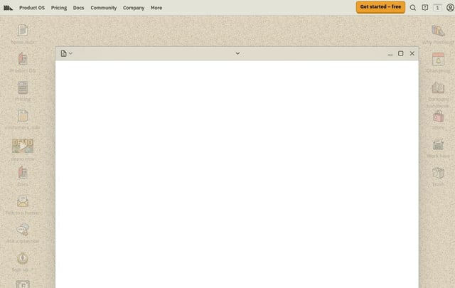 PostHog design system preview