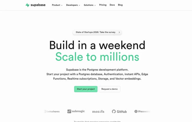 Supabase design system preview
